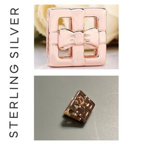 🌟🌟 14K Rose Gold Plated Reflexion Gift Box Charm